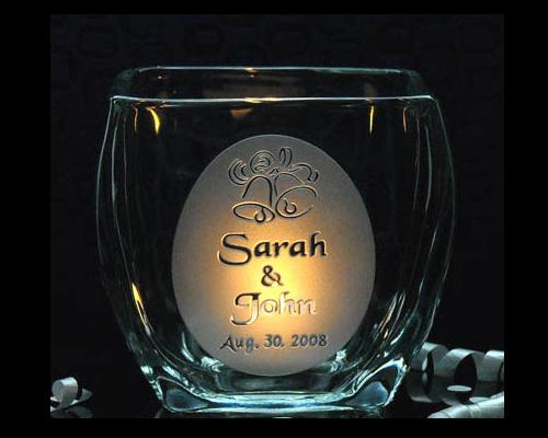 Votive Candle Holder Bride Groom Wedding Bells Price 5700 each